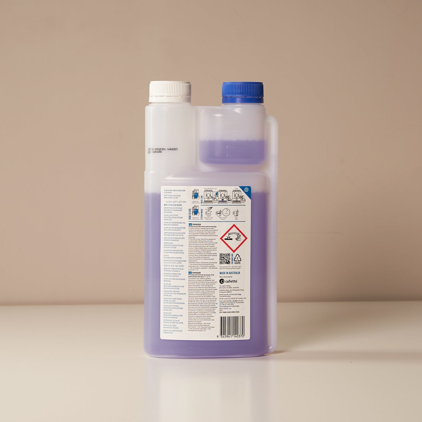 Milk line cleaner - BLUE (ALKALINE)