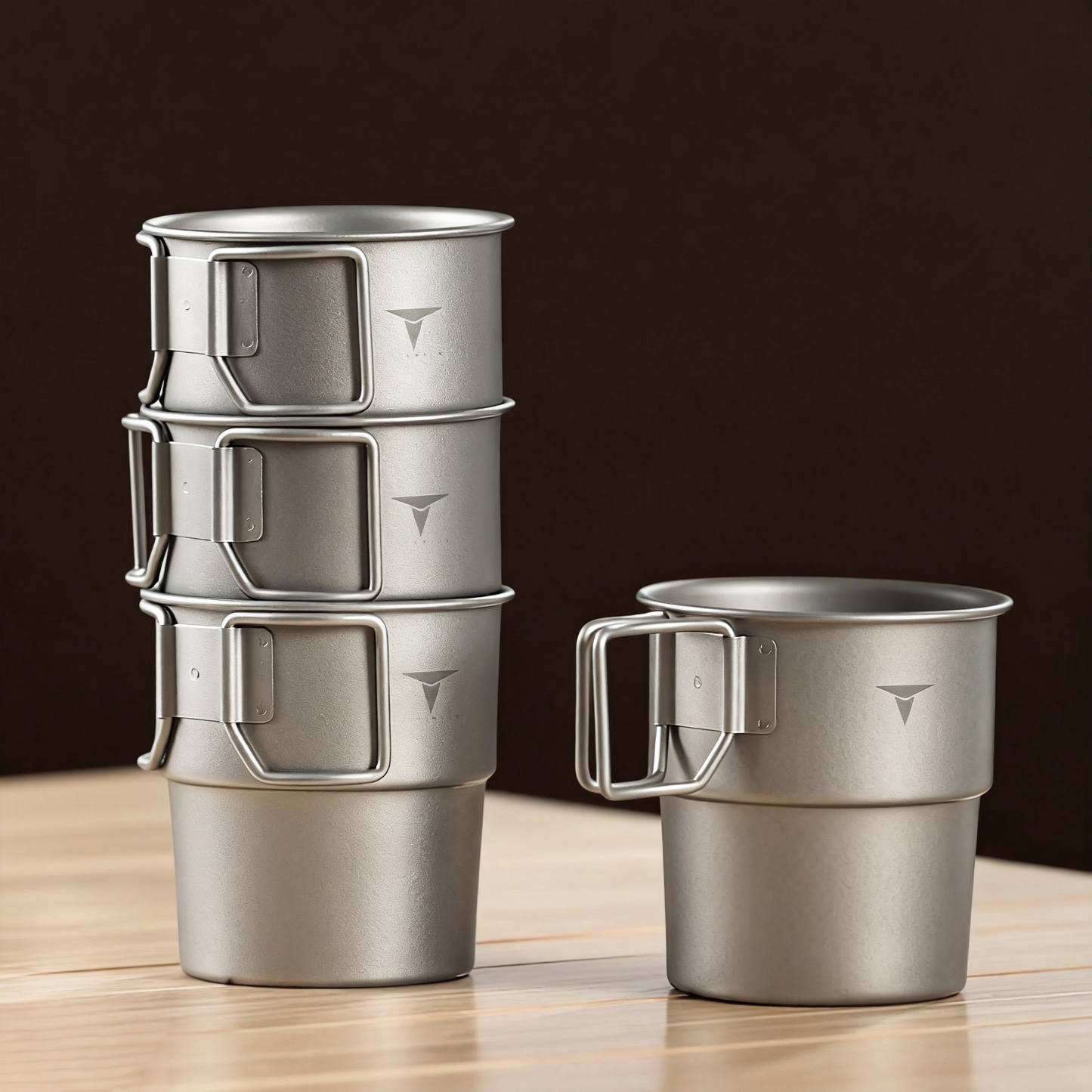 Titanium Camping Coffee Cup (Optional Coffee Filter)